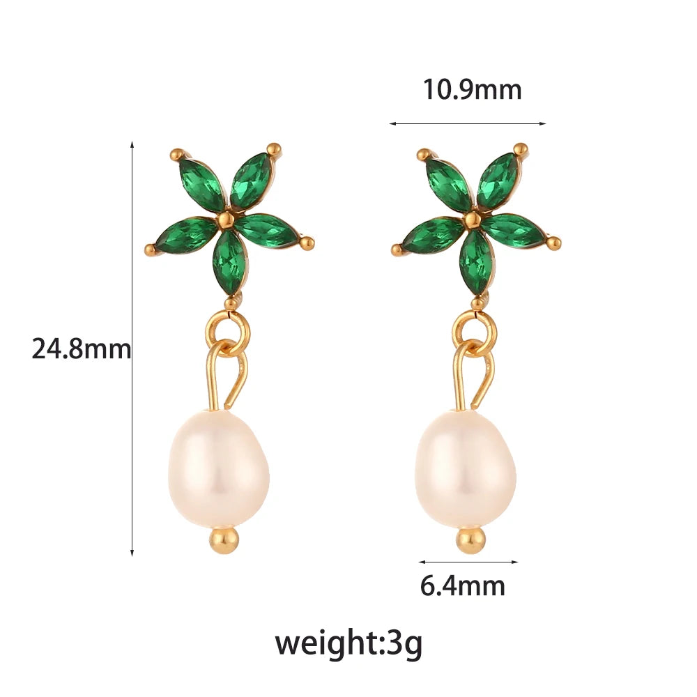 Brinco Orquídea Banhado em Ouro 18K