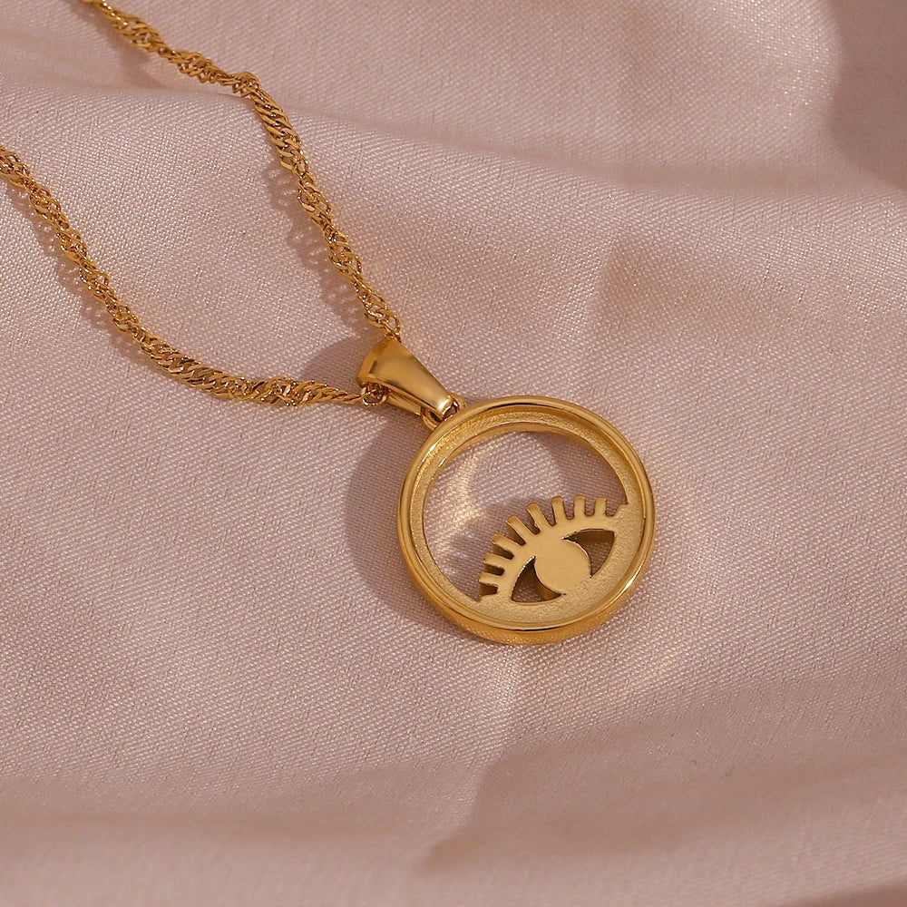 Colar Protetor Banhado em Ouro 18K Colar Protetor Banhado em Ouro 18K Azzura