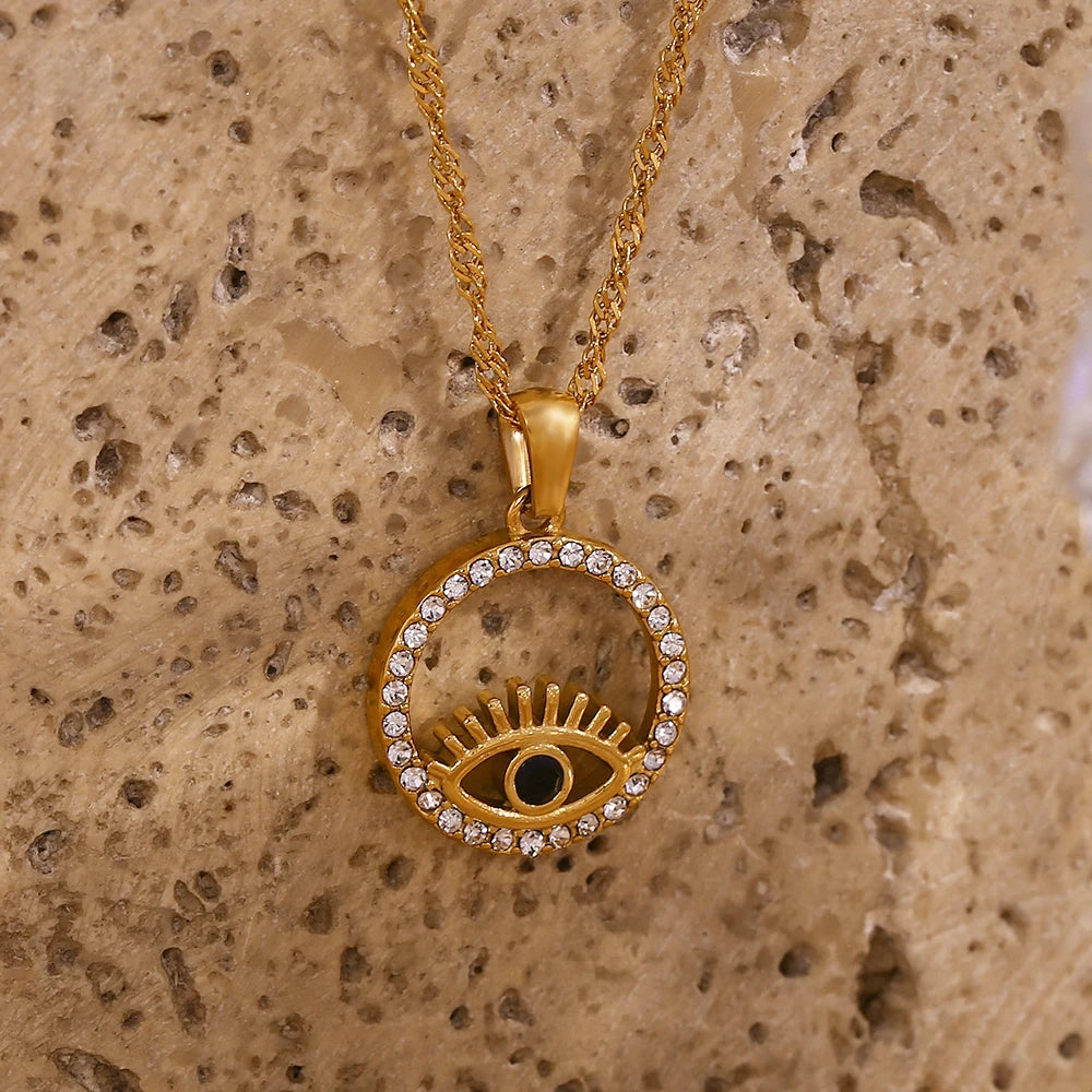 Colar Protetor Banhado em Ouro 18K Colar Protetor Banhado em Ouro 18K Azzura
