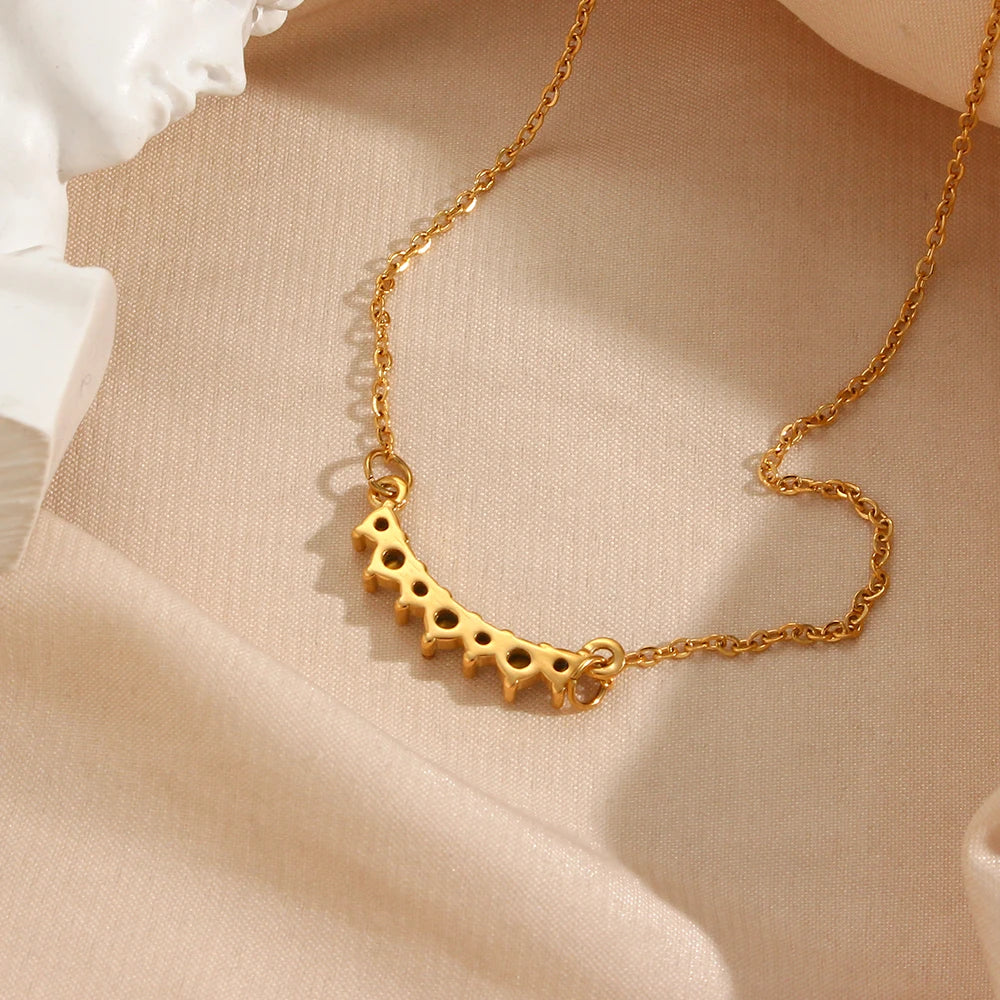 Colar Smile Banhado em Ouro 18K Colar Smile Banhado em Ouro 18K Azzura
