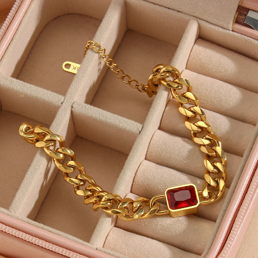 Pulseira Allef Banhado em Ouro 18K Pulseira Allef Banhado em Ouro 18K Azzura