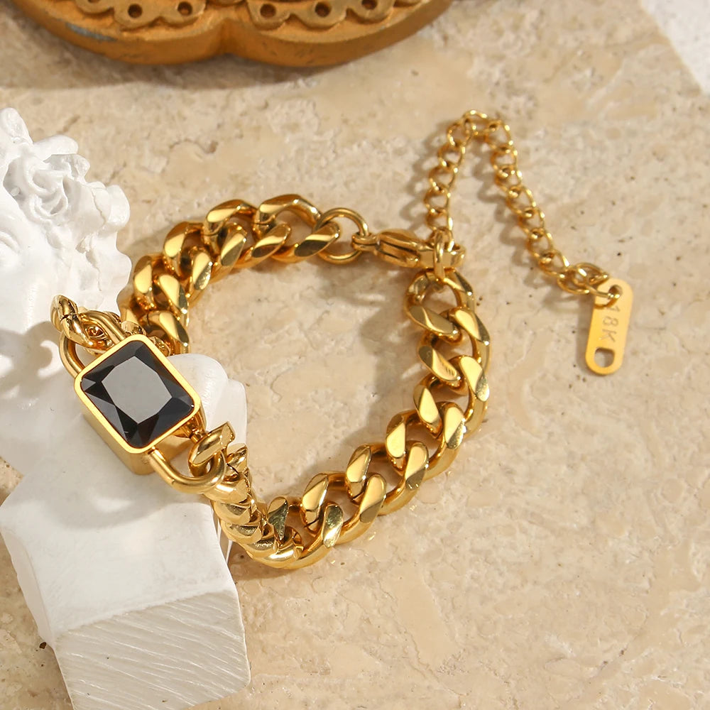 Pulseira Allef Banhado em Ouro 18K Pulseira Allef Banhado em Ouro 18K Azzura