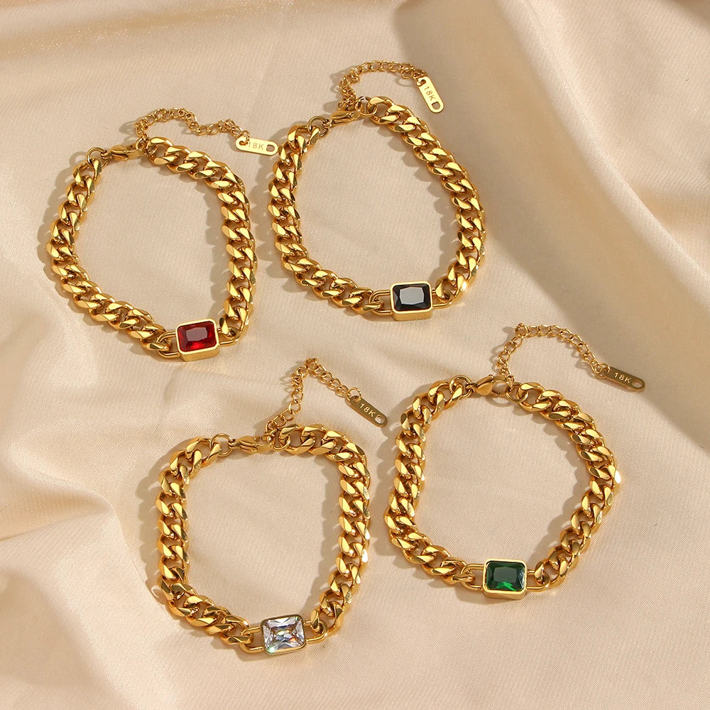Pulseira Allef Banhado em Ouro 18K Pulseira Allef Banhado em Ouro 18K Azzura
