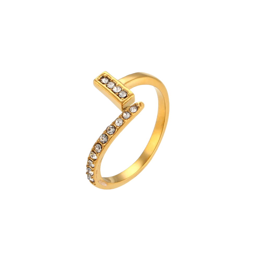 Anel Ajustável Life Forever Banhado em ouro 18K