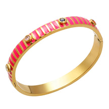 Bracelete Feminino Alegria e Amor Banhado em Ouro 18K - Azzura
