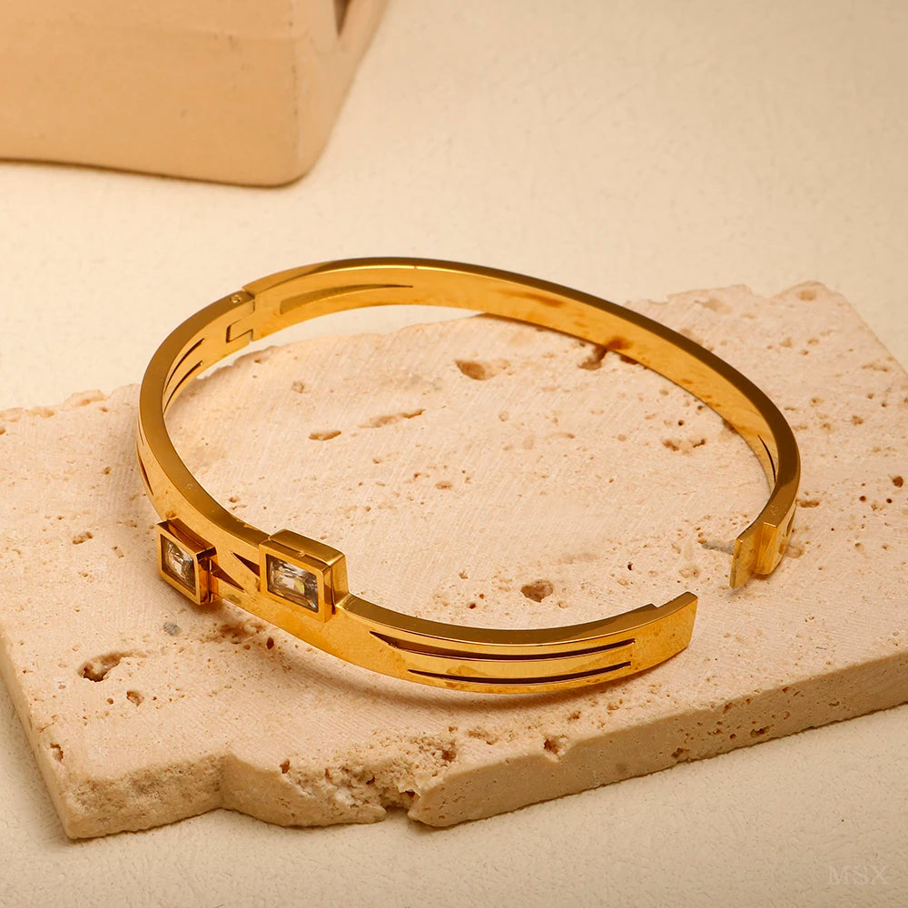 Bracelete D´Amato Banhado em Ouro 18K Bracelete D´Amato Banhado em Ouro 18K Azzura 