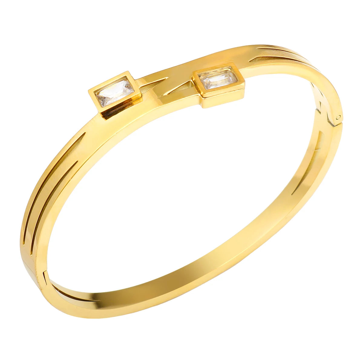 Bracelete D´Amato Banhado em Ouro 18K Bracelete D´Amato Banhado em Ouro 18K Azzura Ouro 17-18Cm 