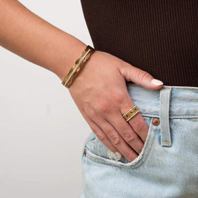 Bracelete Feminino Addison Banhado em Ouro 18K - Azzura