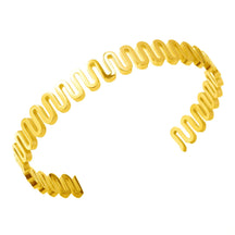 Bracelete Feminino Ripple Banhado em Ouro 18K - Azzura