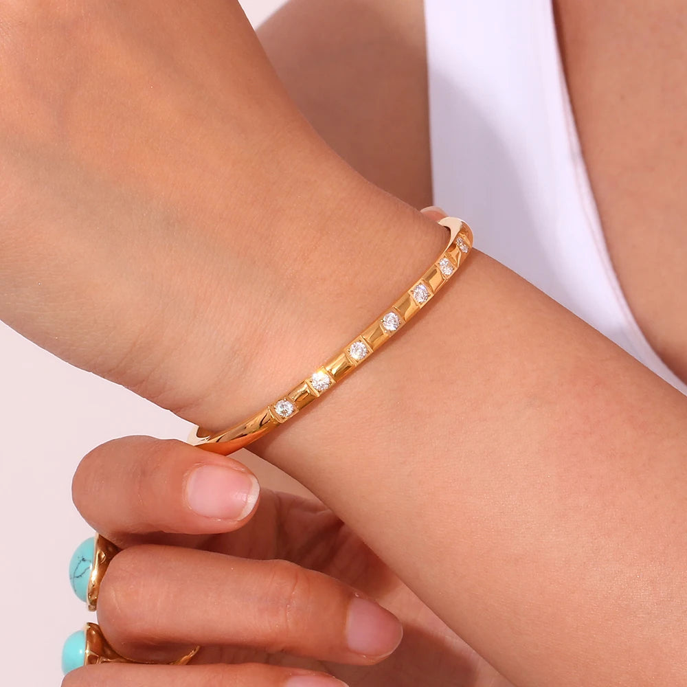 Bracelete Penélope Banhado em Ouro 18K Bracelete Penélope Banhado em Ouro 18K Azzura 