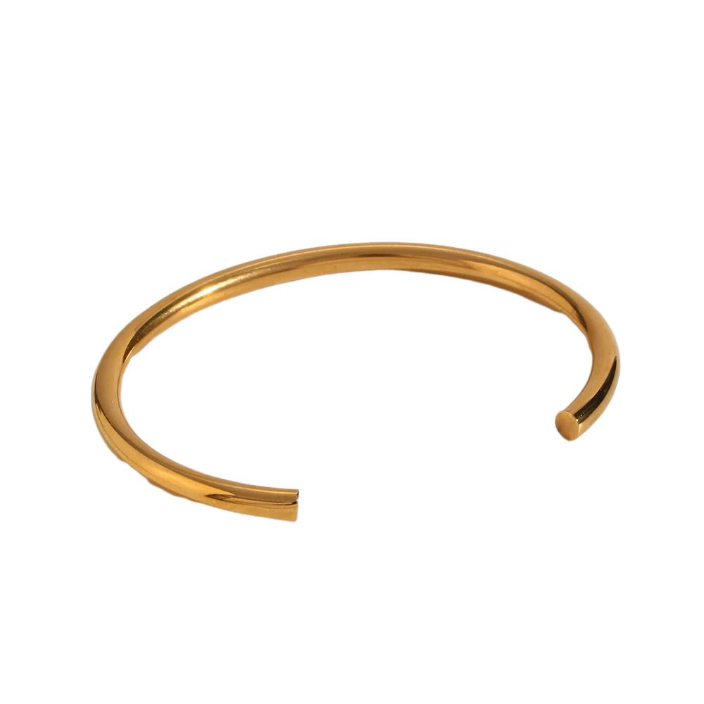 Bracelete Shine Banhado em Ouro 18K Bracelete Shine Banhado em Ouro 18K Azzura Ouro 17-18cm 14.5g
