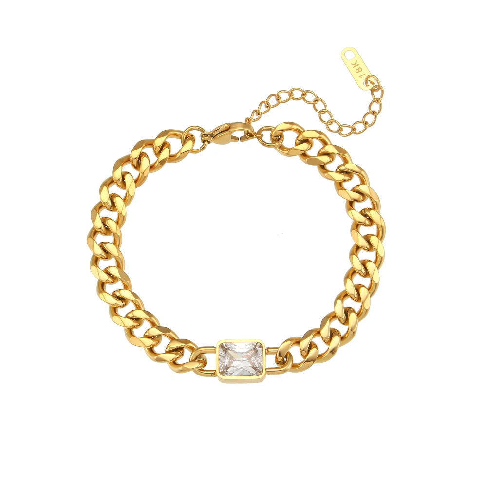 Pulseira Allef Banhado em Ouro 18K Pulseira Allef Banhado em Ouro 18K Azzura Ouro 15 até 20Cm 15g