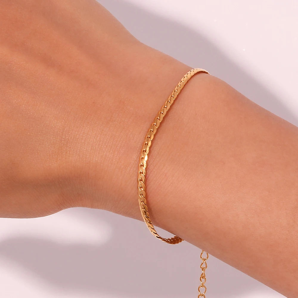 Pulseira Íris Banhado em Ouro 18K Pulseira Íris Banhado em Ouro 18K Azzura 